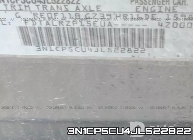 3N1CP5CU4JL522822 фото 10