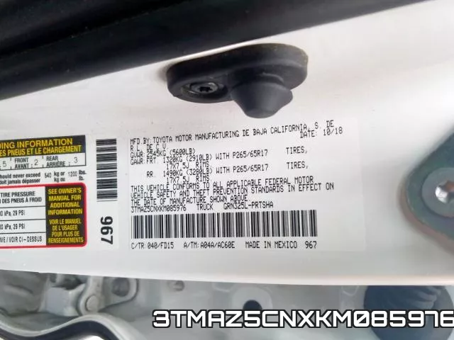 3TMAZ5CNXKM085976 фото 2
