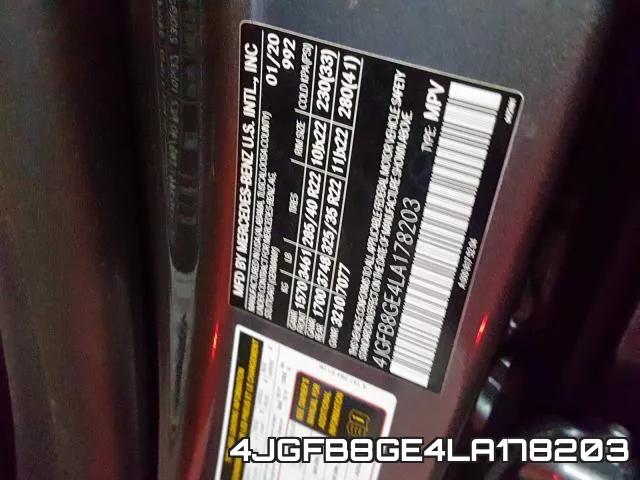4JGFB8GE4LA178203 фото 2