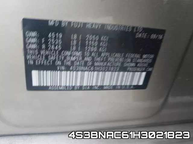 4S3BNAC61H3021823 фото 2