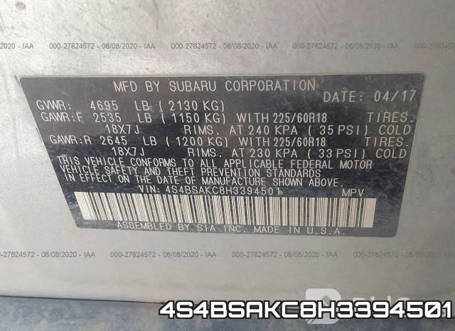4S4BSAKC8H3394501 фото 10