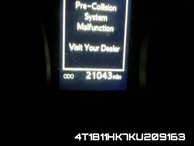 4T1B11HK7KU209163 фото 9