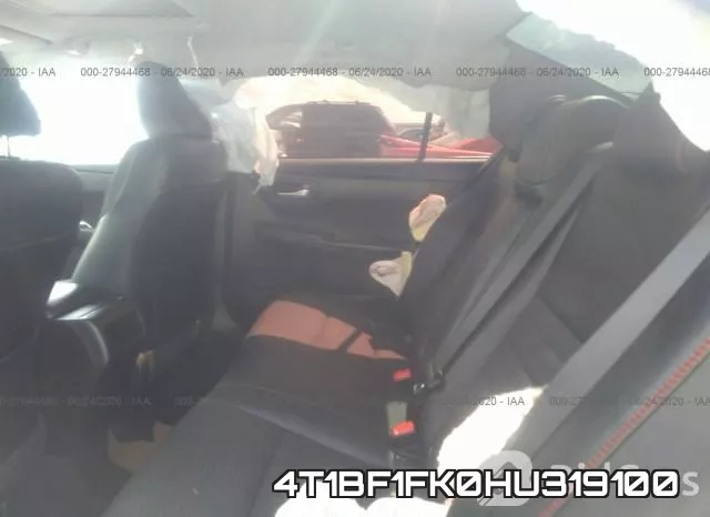 4T1BF1FK0HU319100 фото 9