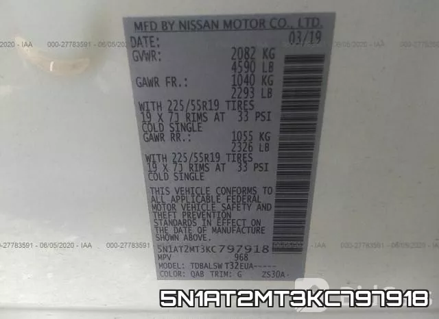 5N1AT2MT3KC797918 фото 10