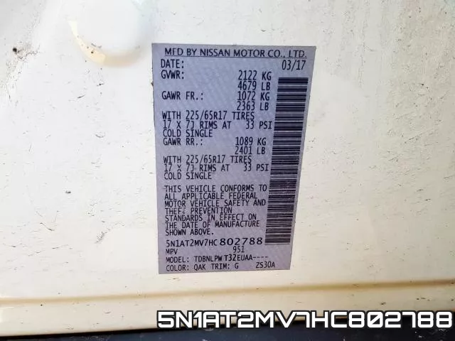 5N1AT2MV7HC802788 фото 2