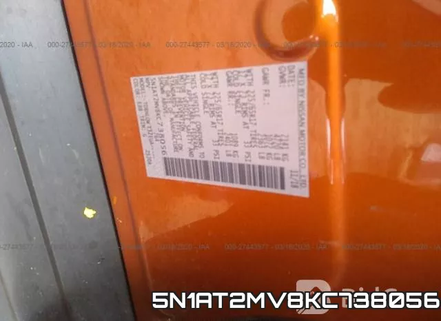 5N1AT2MV8KC738056 фото 10