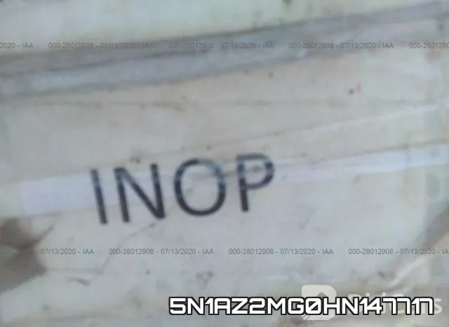 5N1AZ2MG0HN147717 фото 8