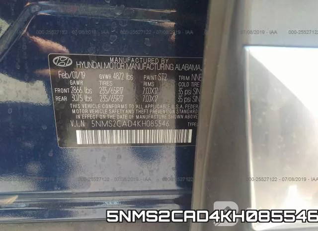 5NMS2CAD4KH085546 фото 10