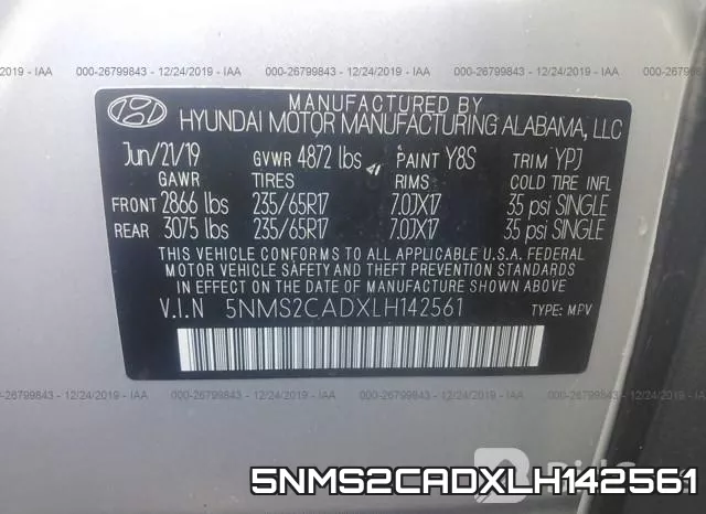 5NMS2CADXLH142561 фото 10