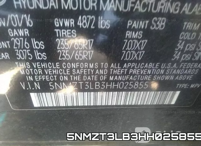 5NMZT3LB3HH025855 фото 10