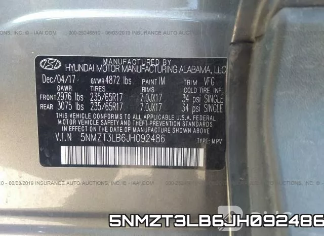 5NMZT3LB6JH092486 фото 10