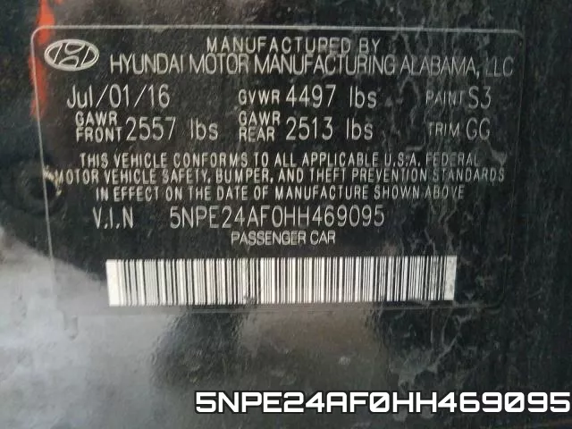 5NPE24AF0HH469095 фото 2