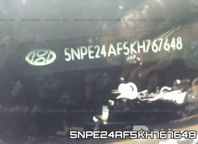 5NPE24AF5KH767648 фото 10