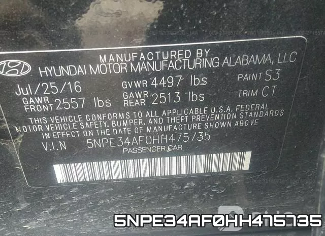 5NPE34AF0HH475735 фото 10