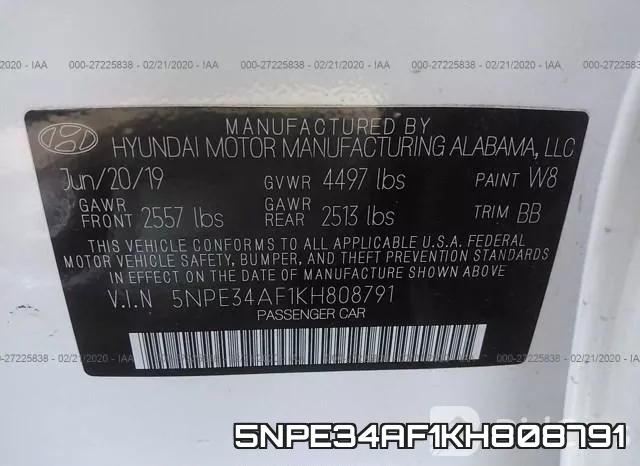 5NPE34AF1KH808791 фото 10