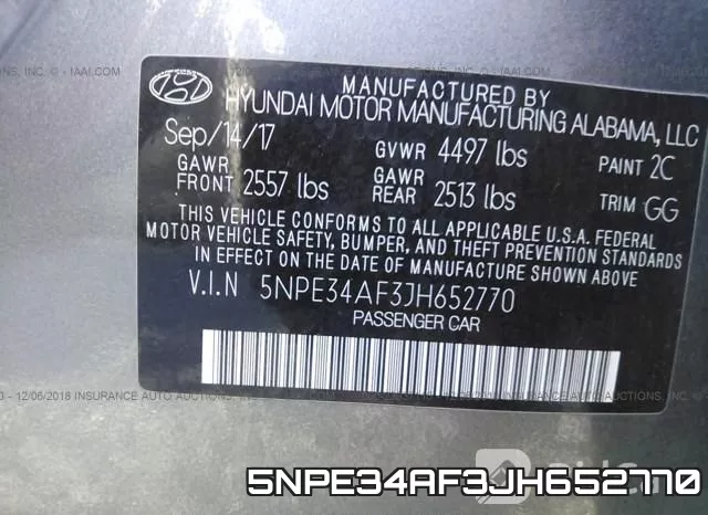 5NPE34AF3JH652770 фото 10