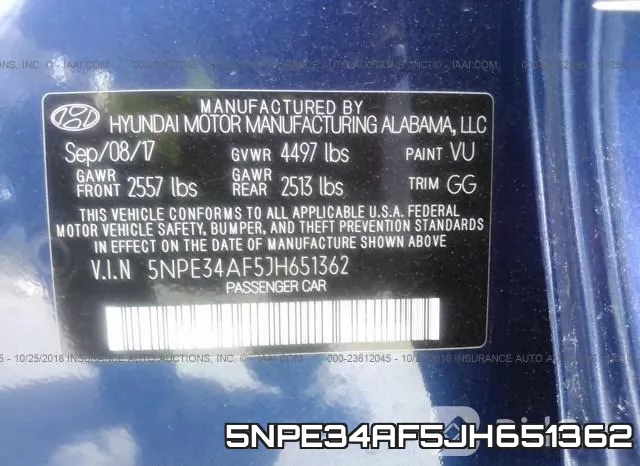 5NPE34AF5JH651362 фото 10