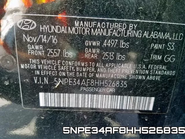 5NPE34AF8HH526835 фото 2