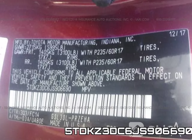 5TDKZ3DC6JS906690 фото 10