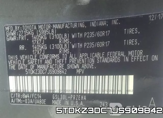 5TDKZ3DC7JS909842 фото 10