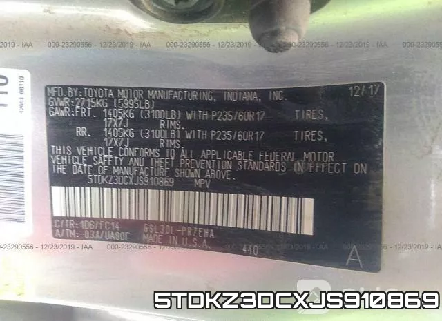5TDKZ3DCXJS910869 фото 10