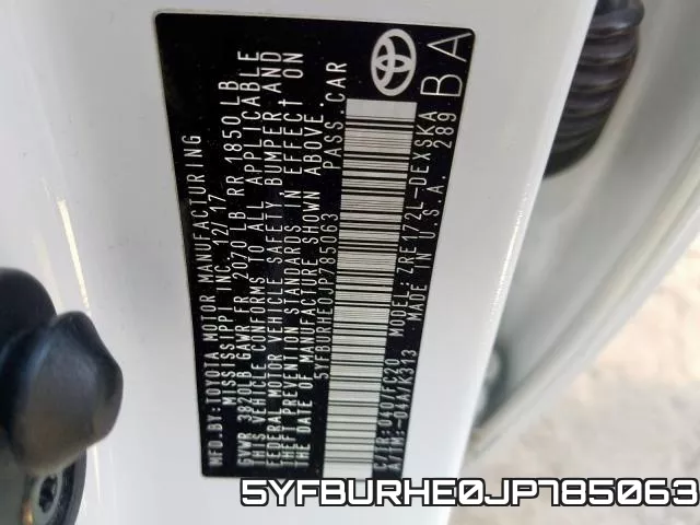 5YFBURHE0JP785063 фото 2