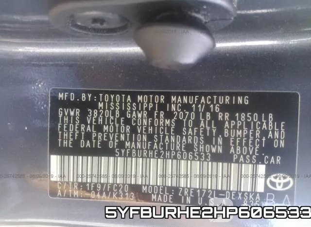 5YFBURHE2HP606533 фото 10