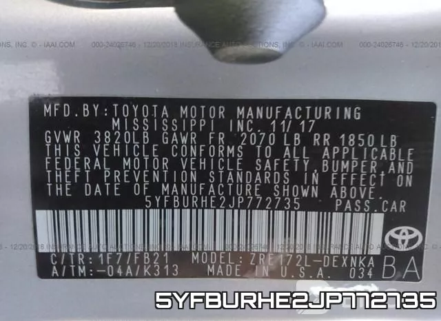 5YFBURHE2JP772735 фото 10