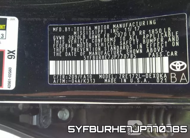 5YFBURHE7JP770785 фото 10
