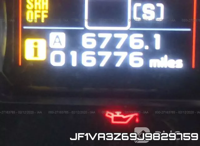JF1VA3Z69J9829759 фото 8