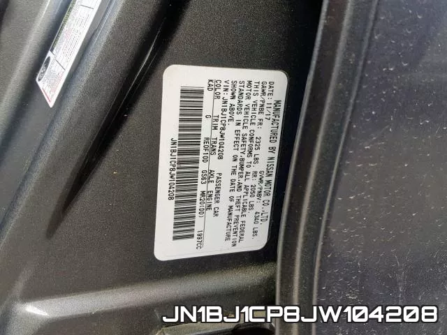 JN1BJ1CP8JW104208 фото 2