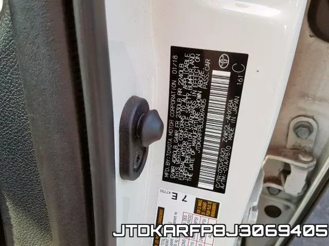 JTDKARFP8J3069405 фото 2