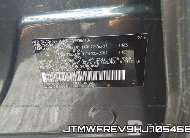 JTMWFREV9HJ705466 фото 10