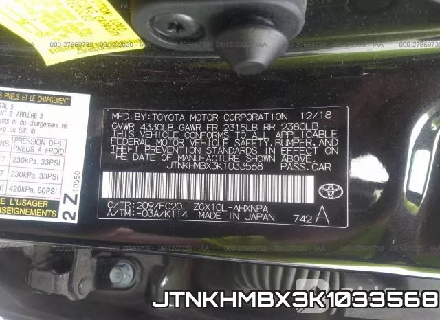 JTNKHMBX3K1033568 фото 10