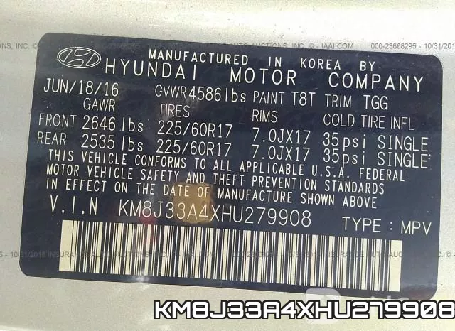 KM8J33A4XHU279908 фото 10