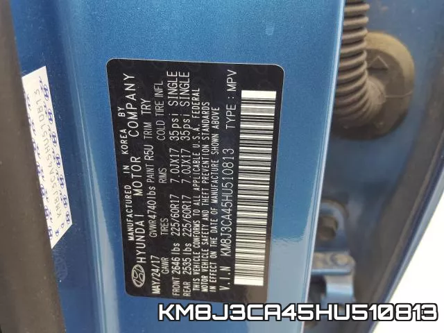 KM8J3CA45HU510813 фото 2