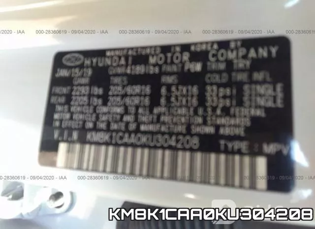 KM8K1CAA0KU304208 фото 10