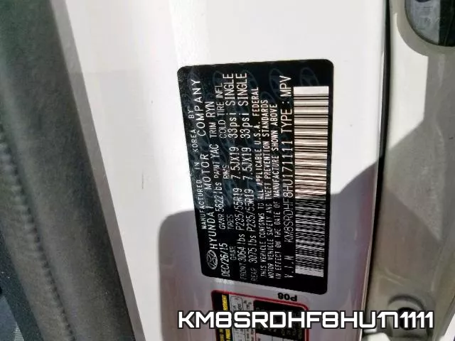 KM8SRDHF8HU171111 фото 2
