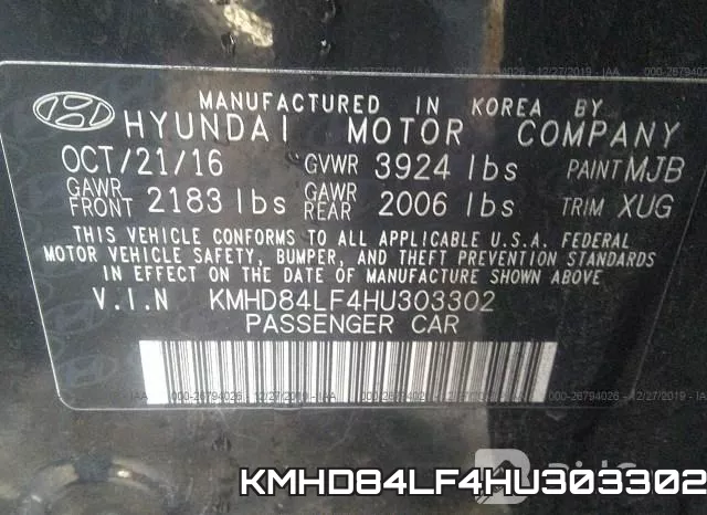 KMHD84LF4HU303302 фото 10