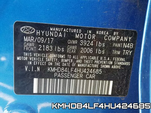 KMHD84LF4HU424685 фото 2