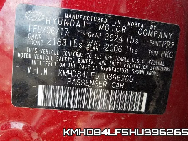 KMHD84LF5HU396265 фото 2