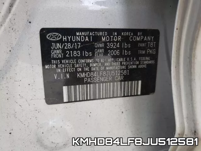 KMHD84LF8JU512581 фото 2