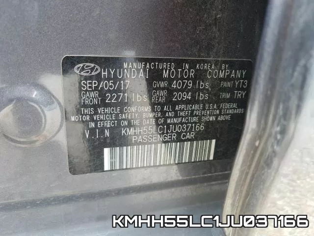 KMHH55LC1JU037166 фото 2