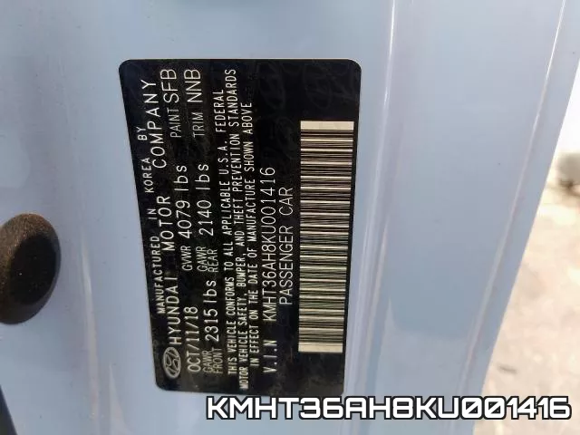 KMHT36AH8KU001416 фото 2