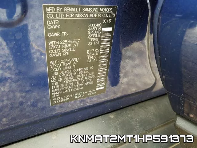 KNMAT2MT1HP591373 фото 2