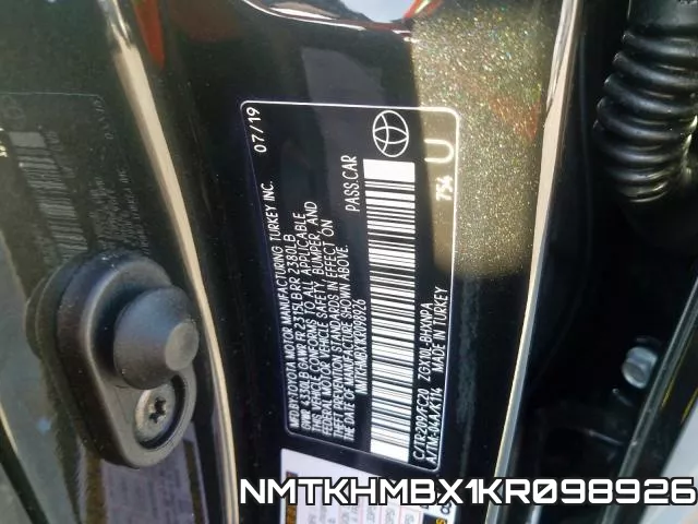 NMTKHMBX1KR098926 фото 2