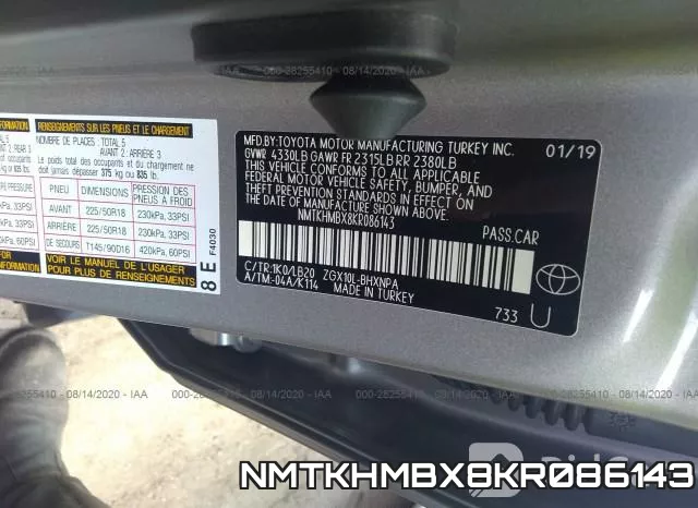 NMTKHMBX8KR086143 фото 10