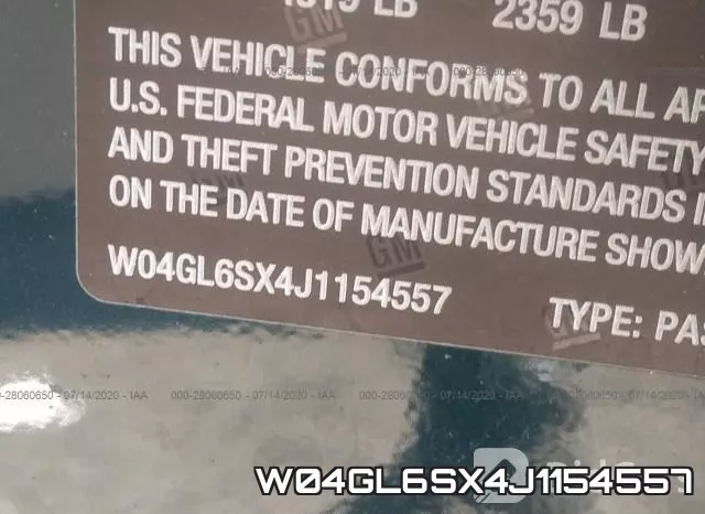 W04GL6SX4J1154557 фото 10