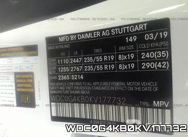 WDC0G4KB0KV177732 фото 10