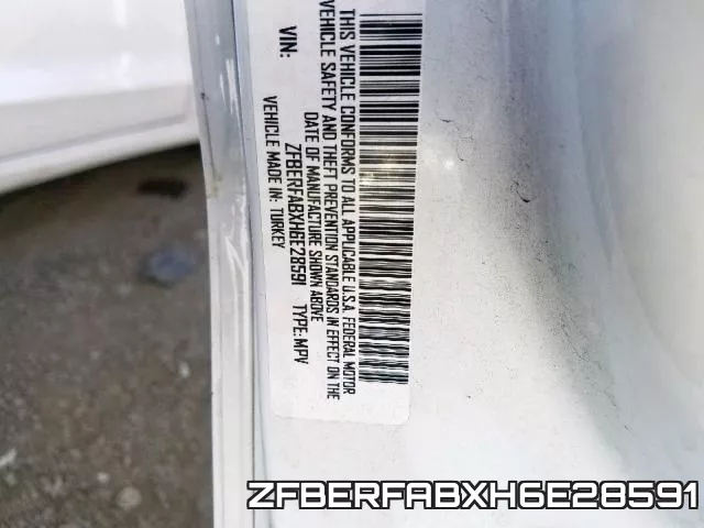 ZFBERFABXH6E28591 фото 2